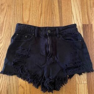 BDG black jean shorts size 26
